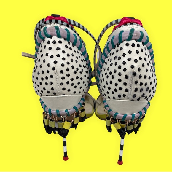 Multi color Sophia Webster Solange tassel fringe leather pumps size 40 - Picture 6 of 14